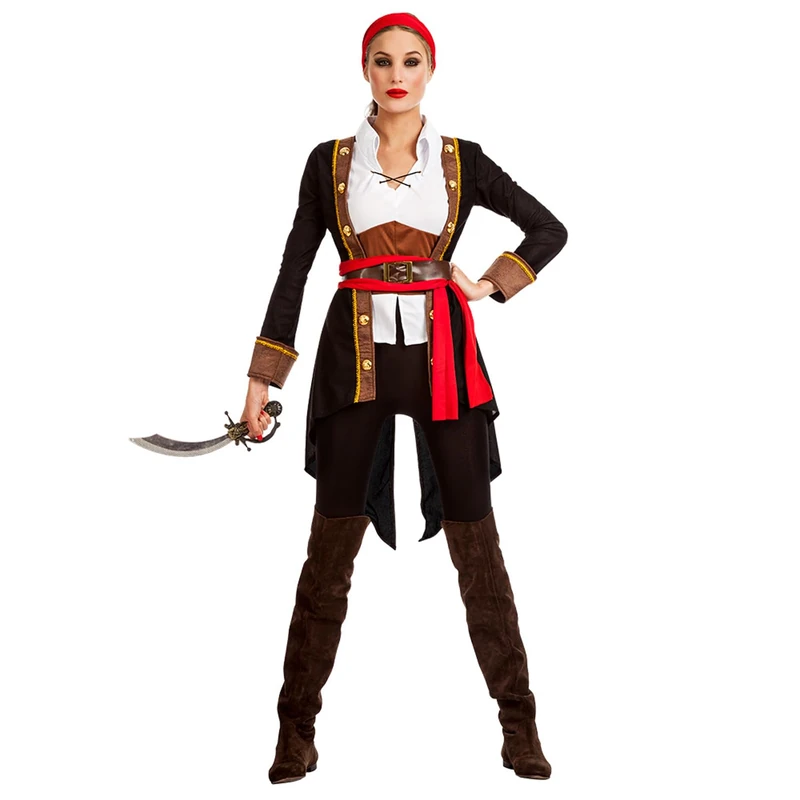 Boland 83902 Adult Pirate Rachel Costume, Multicoloured, XL