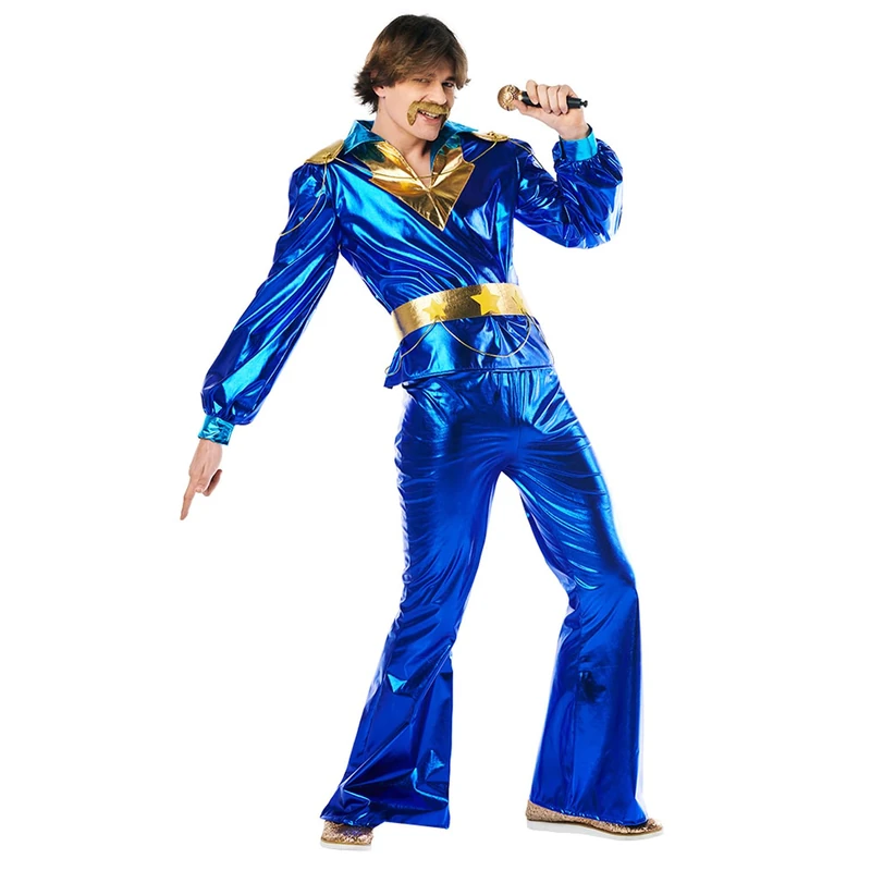 Boland 84053 Adult Dancing King Costume, Multicoloured, XXL