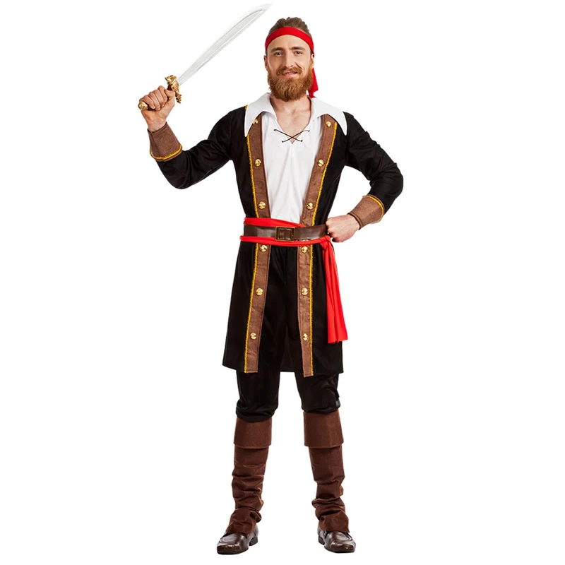 Boland 83898 Adult Pirate Bryan Costume - Multicoloured XL