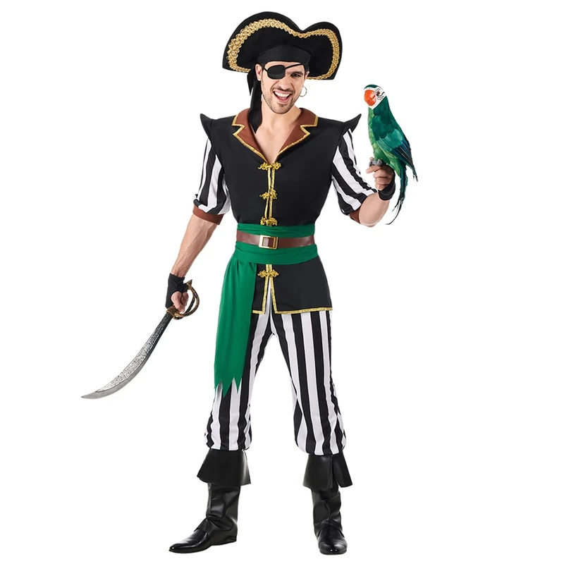 Boland 83997 Adult Pirate Henry Costume, Multicoloured, XXL