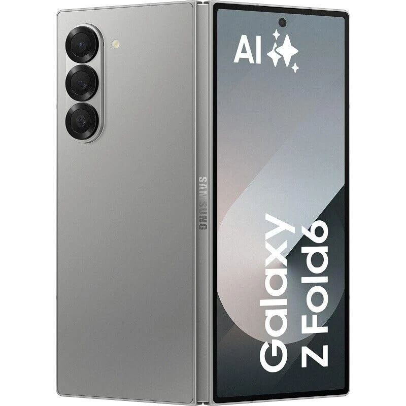 Samsung Galaxy Z Fold6 SM-F956B 19,3 cm (7.6") Double SIM Android 14 5G USB Type-C 12 Go 256 Go 4400 mAh Argent - [Italian, Hungarian, Polish, Romanian, Austrian, Swiss version]