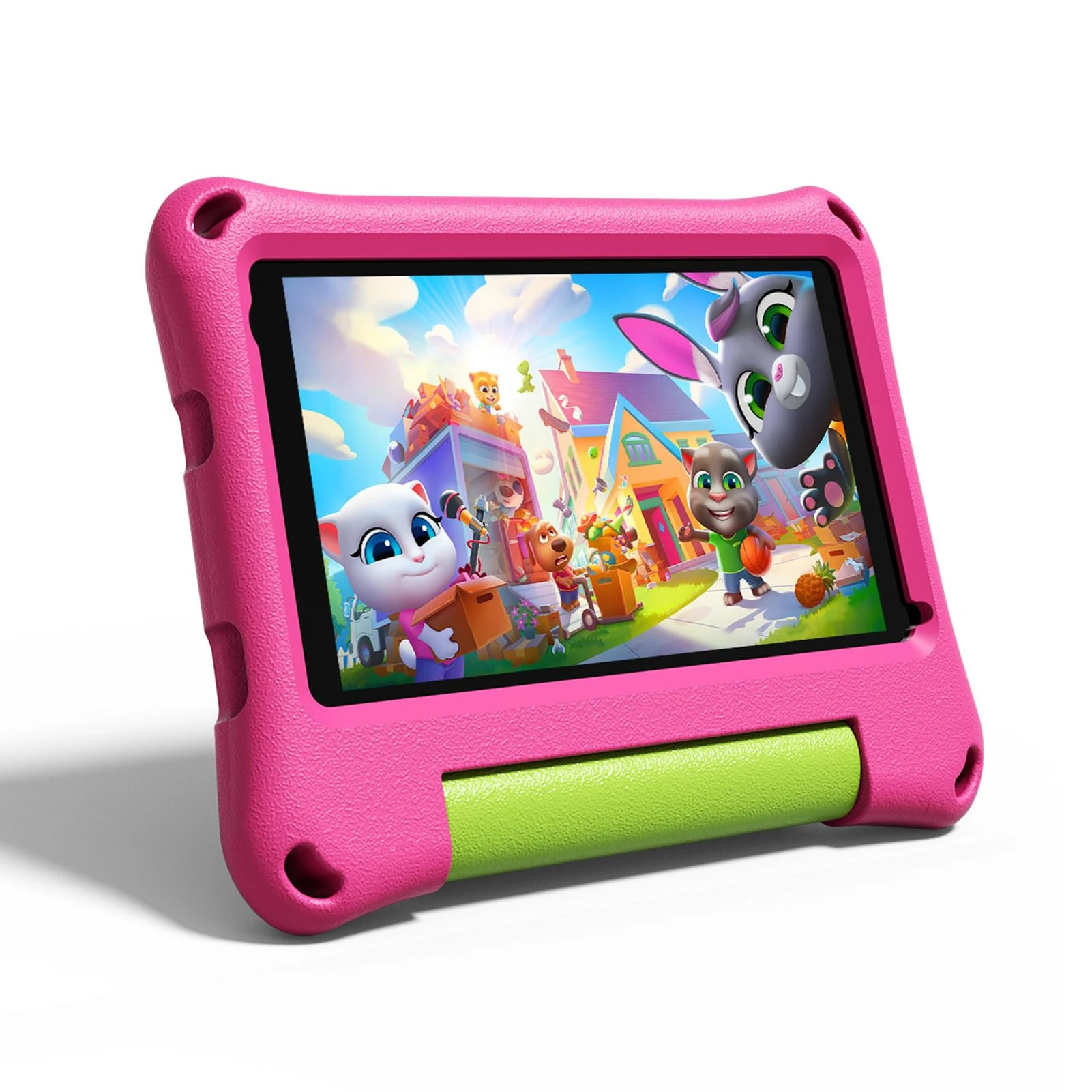 VASOUN Kids Tablet 7 Inch, Android 13 Tablet for Kids, Parental Control, Free Kids APP Pre-Installed 32GB GMS Certified WiFi Dual Camera with Eye Protection, Pink
