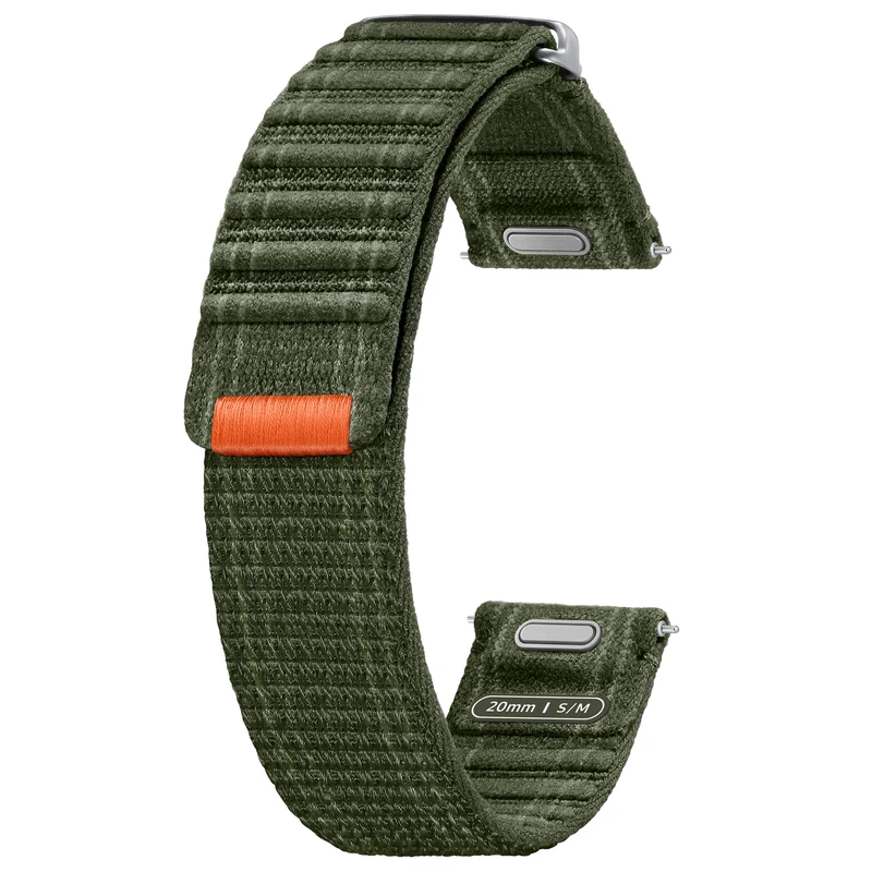 Samsung Galaxy Official Fabric Band (S/M) for Galaxy Watch7, Green
