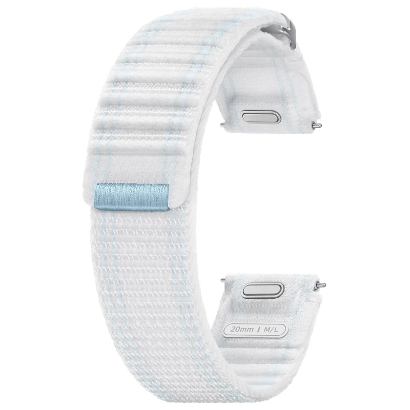 Samsung Galaxy Official Fabric Band (M/L) for Galaxy Watch7, Blue White