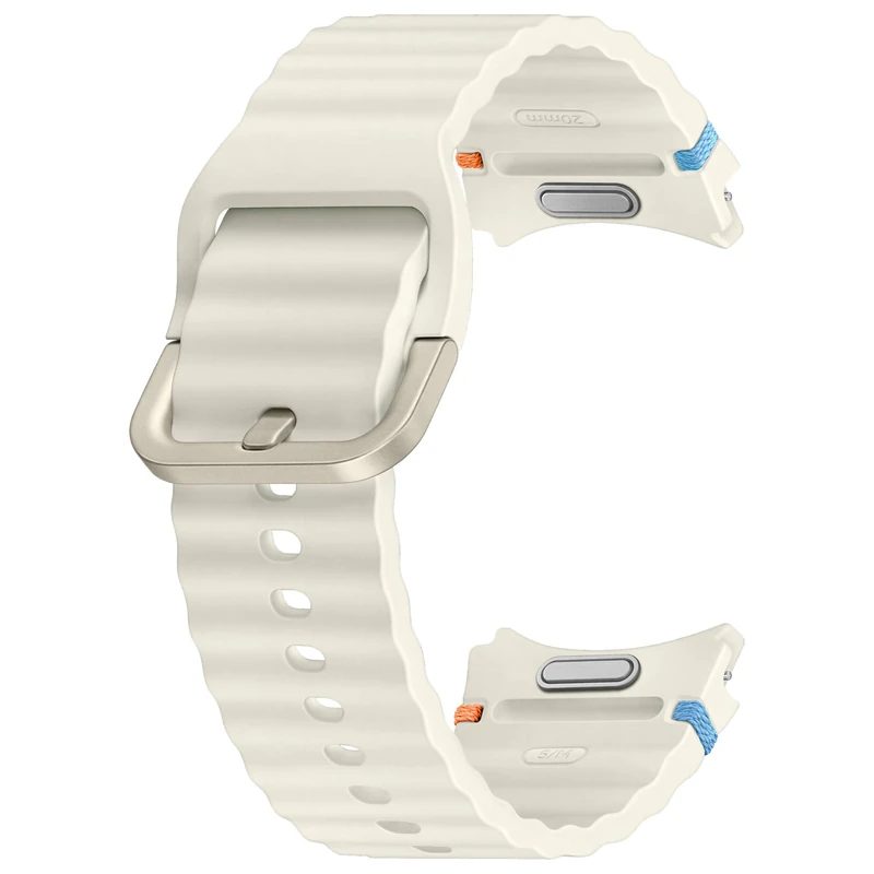 Samsung Galaxy Official Sport Band (S/M) for Galaxy Watch7, Cream - Image 1
