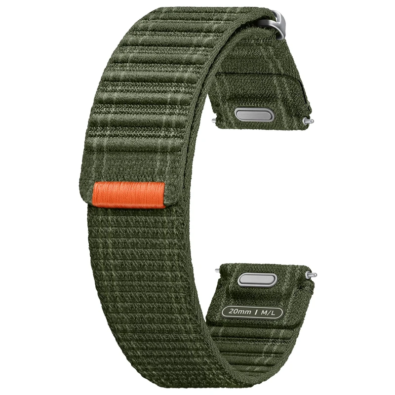 Samsung Galaxy Official Fabric Band (M/L) for Galaxy Watch7, Green