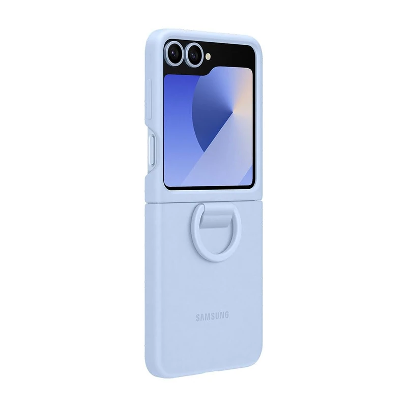 Samsung Galaxy Official Silicone Case with Ring for Galaxy Z Flip6, Blue