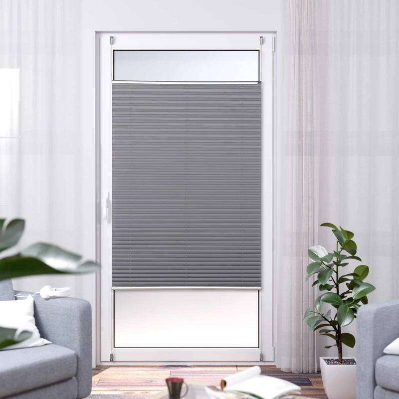 K-home Elsa Thermal Pleated Blind W 95 x H 210 cm + Blackout + - Image 1