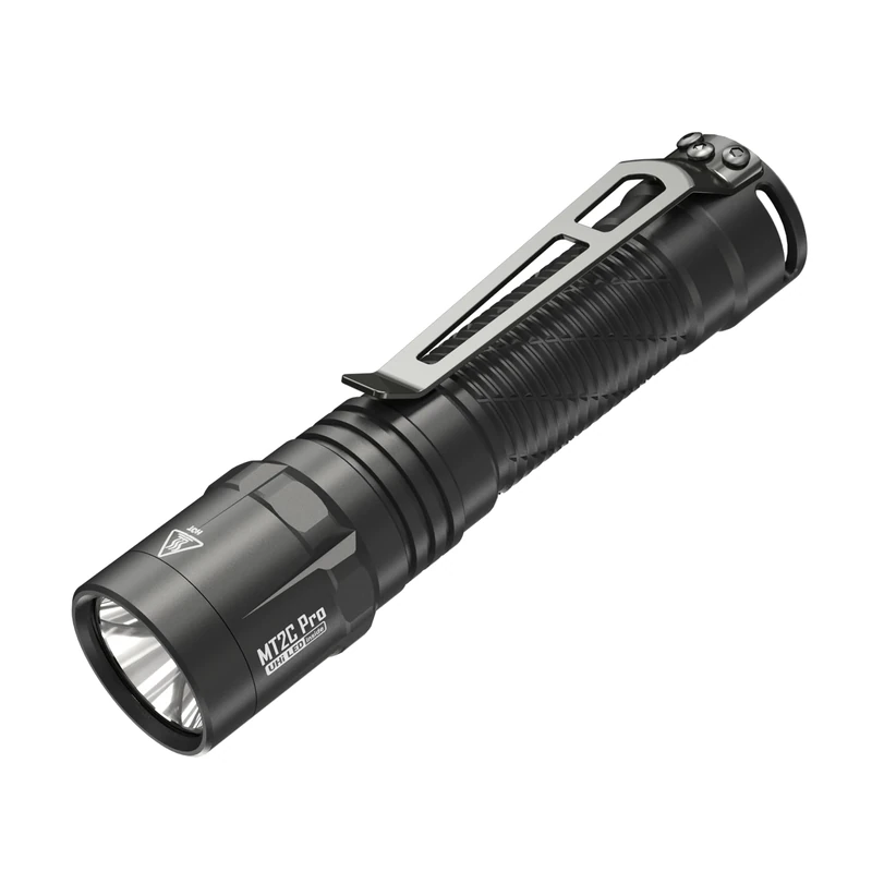 Nitecore MT2C PRO - 1800 lumens, 2 Light Levels, Battery with USB-C, 520 m Light Range, Black