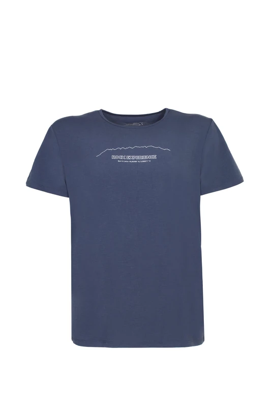 Rock Experience REMT02251-1330 Echo Wall SS Man T-Shirt Men's T-Shirt Blue Nights M, Blue Nights, M - Image 1