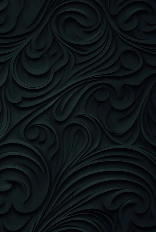 Writers Notebook: Black digital textured #4 Notebook with notes and illustration page.