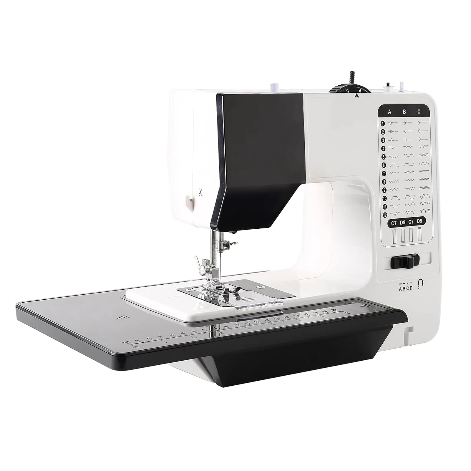 Outbit Sewing Machines with Extension Table - Mini Sewing Machine for Beginners, 38 Stitches Portable Lightweight Electric Basic Sewing Machine Kit for Adults