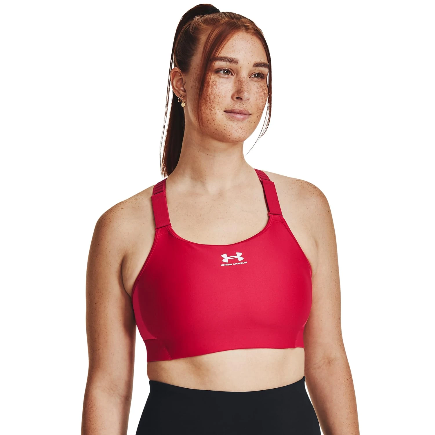 Under Armour - Womens Hg Armour High Bra, Color Red (600), Size: Large
