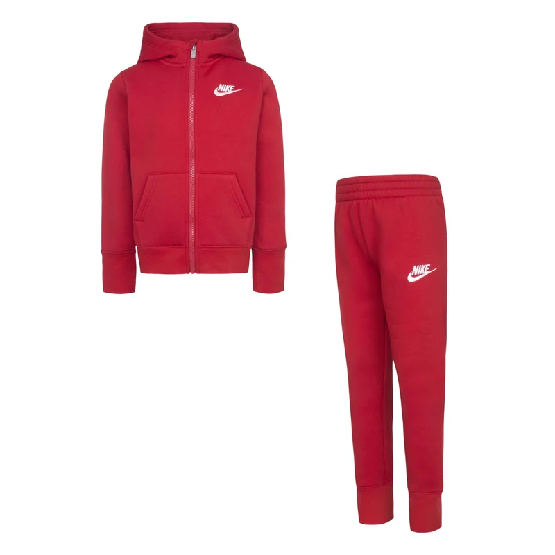 Nike Kids Sustainable Fz Set, Gym Red, 4/5 Years