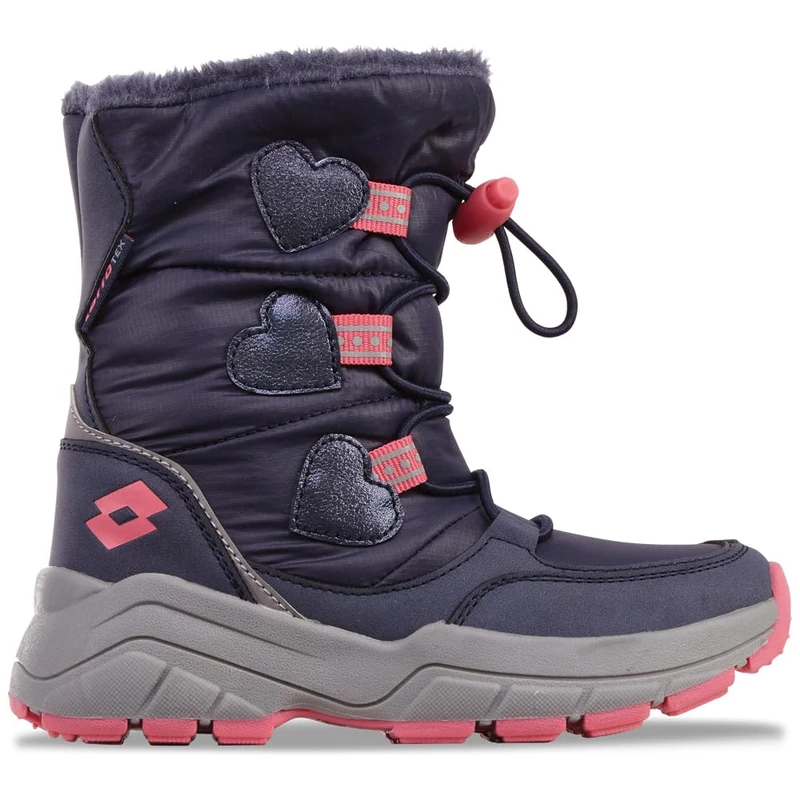 LOTTO Girl's Traleika Tex K Mid Calf Boot, Navy Pink, 13 UK Child