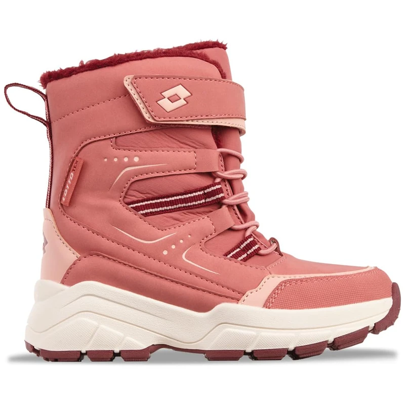 LOTTO Girl's Nizina Tex K Mid Calf Boot, Dk Rose Rose, 12 UK Child
