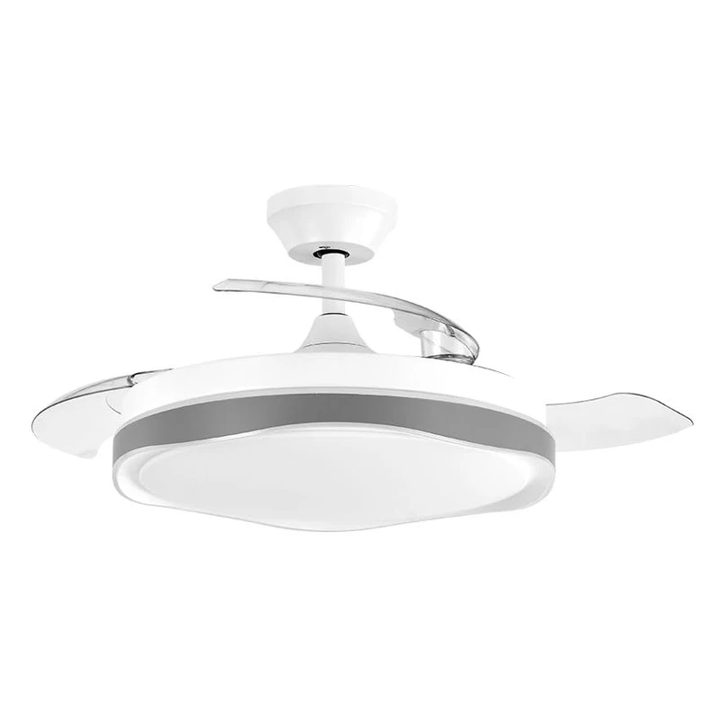 Eden pulse White and Grey 3-Blade Fan 107D 7200 lm, 6 Speed, 3 Temperatures 36.5/49x49/107cm