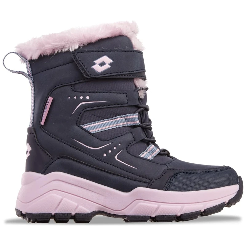 LOTTO Girl's Nizina Tex K Mid Calf Boot, Navy Violet, 10.5 UK Child
