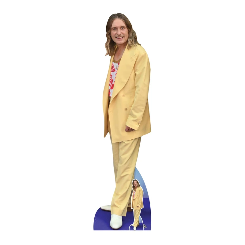 Star Cutouts CS1136 Mark Owen – 171cm Lifesize Cardboard Cutout | Perfect for Take That Fans, Birthdays & Celebrity Displays