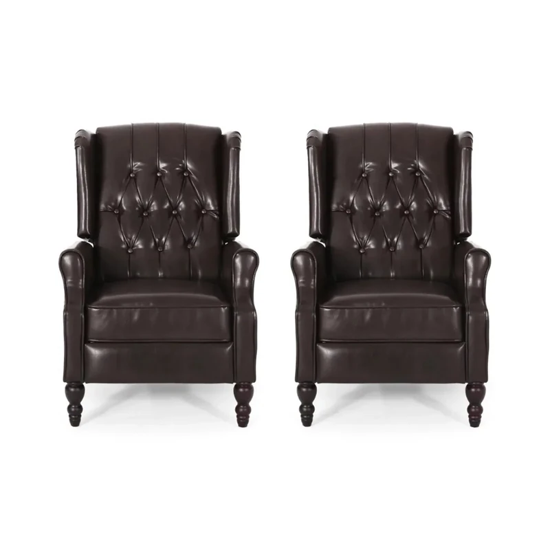 lounge chair, Fabric Pushback iner, Set of 2, Blue Living Room Chairs Accent Chair,sofa couch