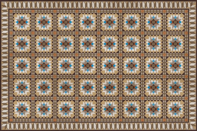VINILIKO Vinyl Rug, Printed, Multicolour, 160x240 cm - Image 1
