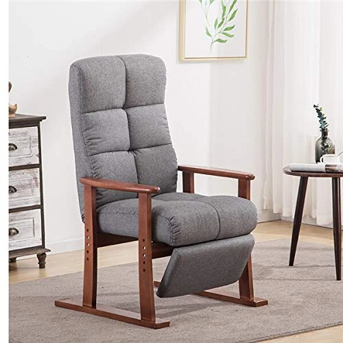 SUYHKO Home Work Chair Modern Living Room Chair and Fabric Upholstery Furniture Bedroom Lounge Reclining Armchair with Footstool Accent Chair