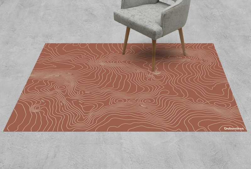 VINILIKO Vinyl Rug, Printed, Multicolor, 133x200 cm - Image 1