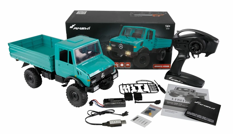 Amewi Mercedes-Benz Unimog Licensed Vehicle Advanced 4WD 1:12 RTR Petrol