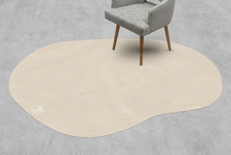 VINILIKO Vinyl Rug, Printed, Multicolor, 100x150 cm - Image 1