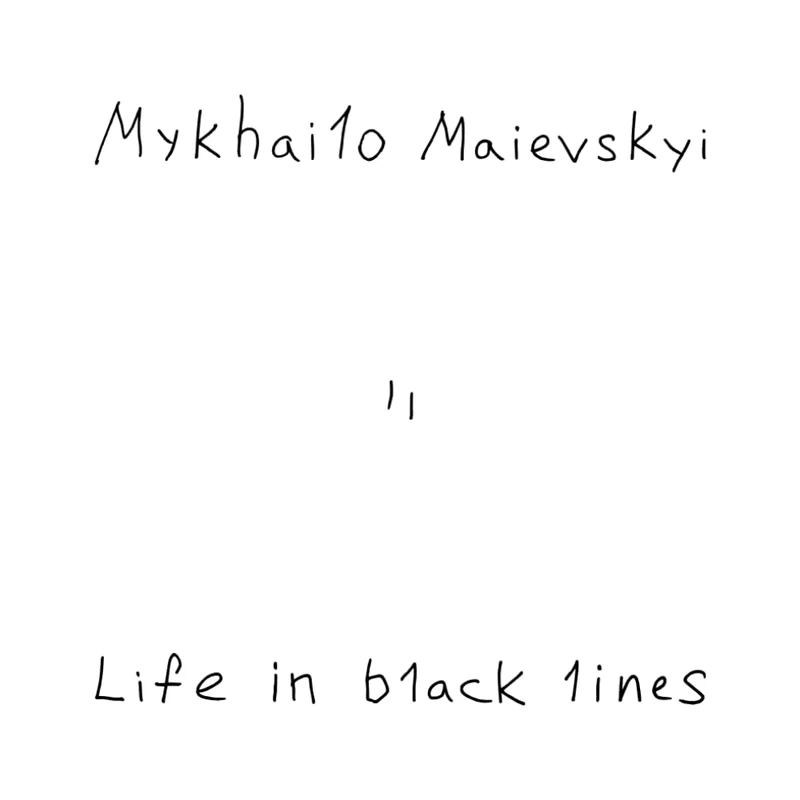 Life in black lines