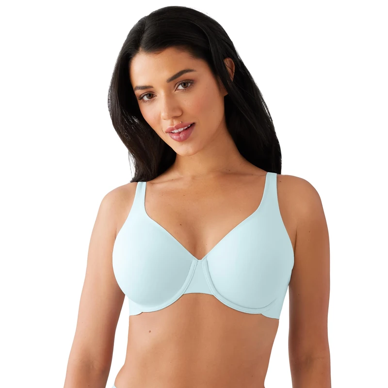 Wacoal Women's Comfortable Cool Underwire Bra, Pastel Blue, 42E