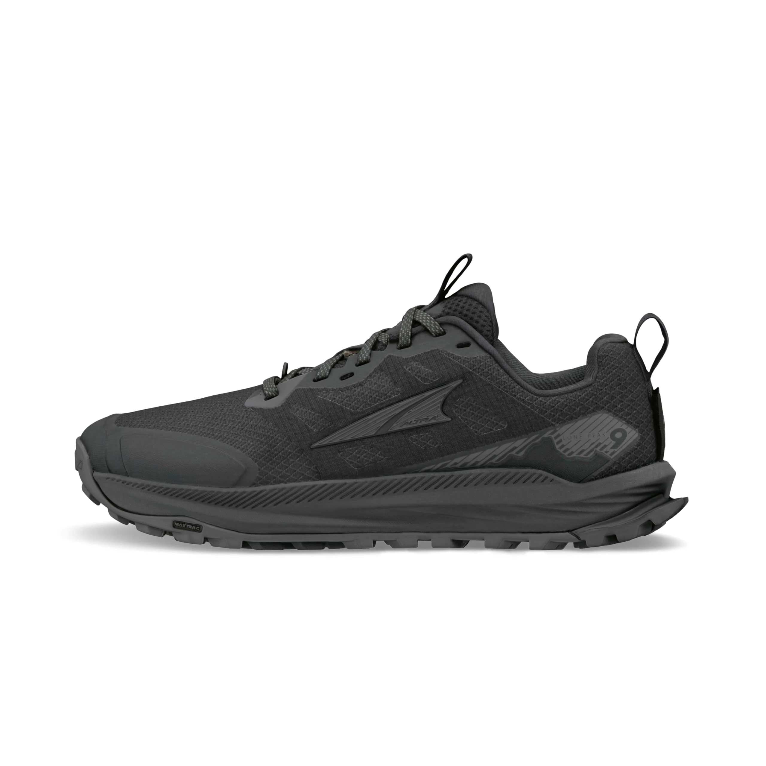 ALTRA Men's Lone Peak 9 Sneaker, Black, 10.5 UK