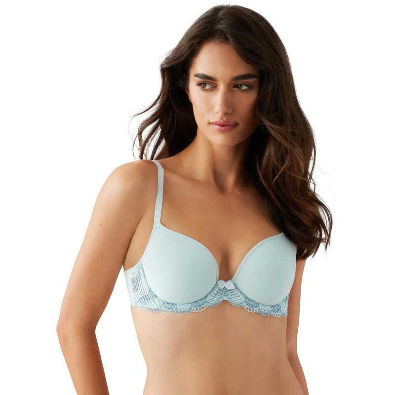 Wacoal Women's La Femme Underwire T-Shirt Bra, 853117, Pastel Blue, 38DD