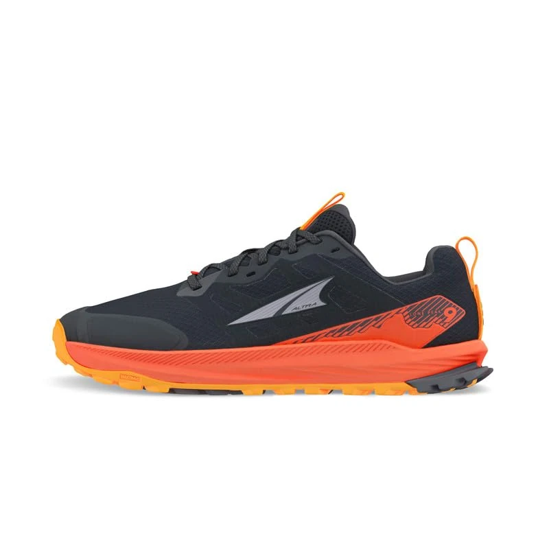 Altra Men's Lone Peak 9 Trail Running Shoe, Black/Red, 7