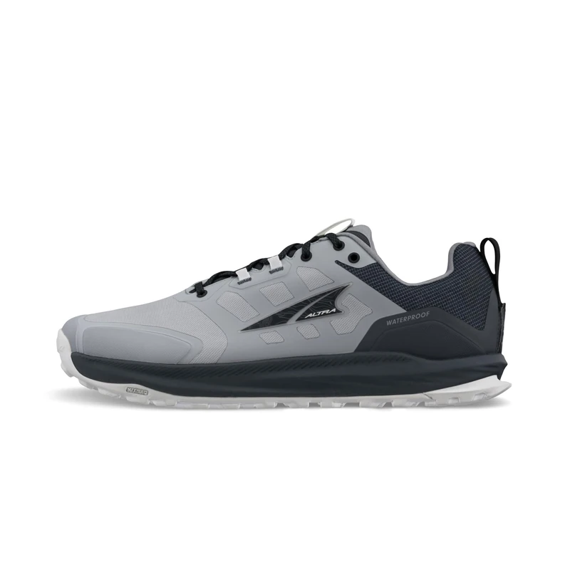 Altra Men's Lone Peak 9 Waterproof Low Hiking Shoe, Gray, 12