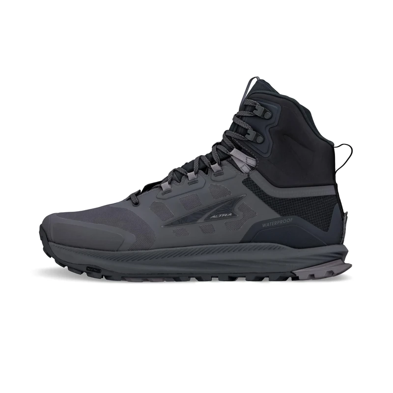 ALTRA Men's AL0A85PK Lone Peak 9 Waterproof Mid Hiking Shoe, Black, 10.5