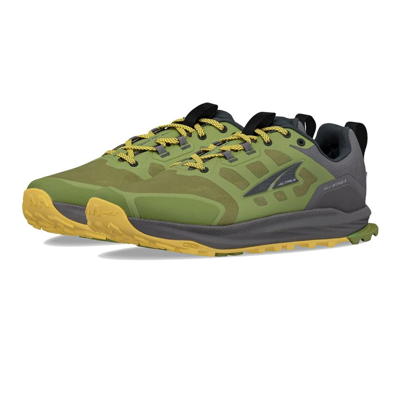 ALTRA Men's AL0A85PM Lone Peak 9 Waterproof Low Hiking Shoe, Green, 7.5