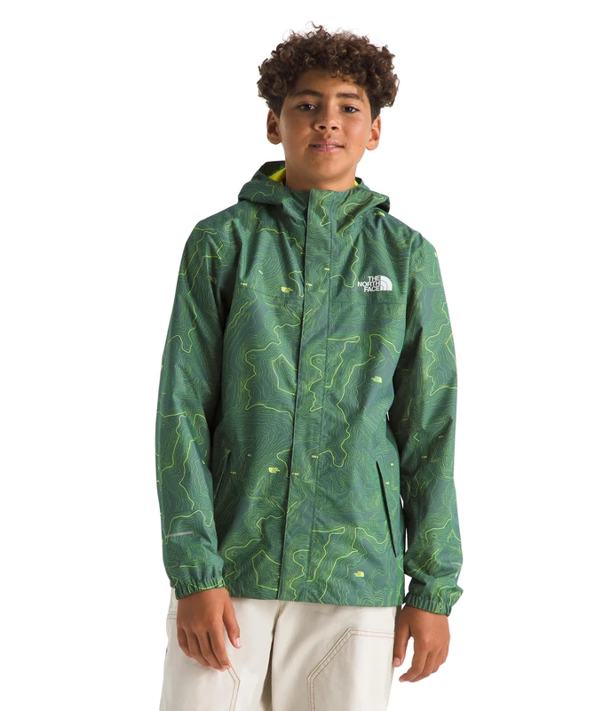 The North Face Kids Mountain Wind Jacket, White Dune, 14/16 Years