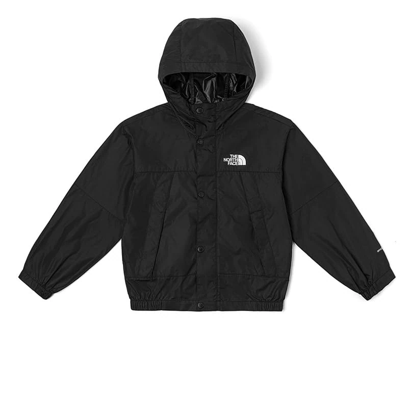 The North Face Kids Mountain Wind Jacket, Tnf Black, 6 Years