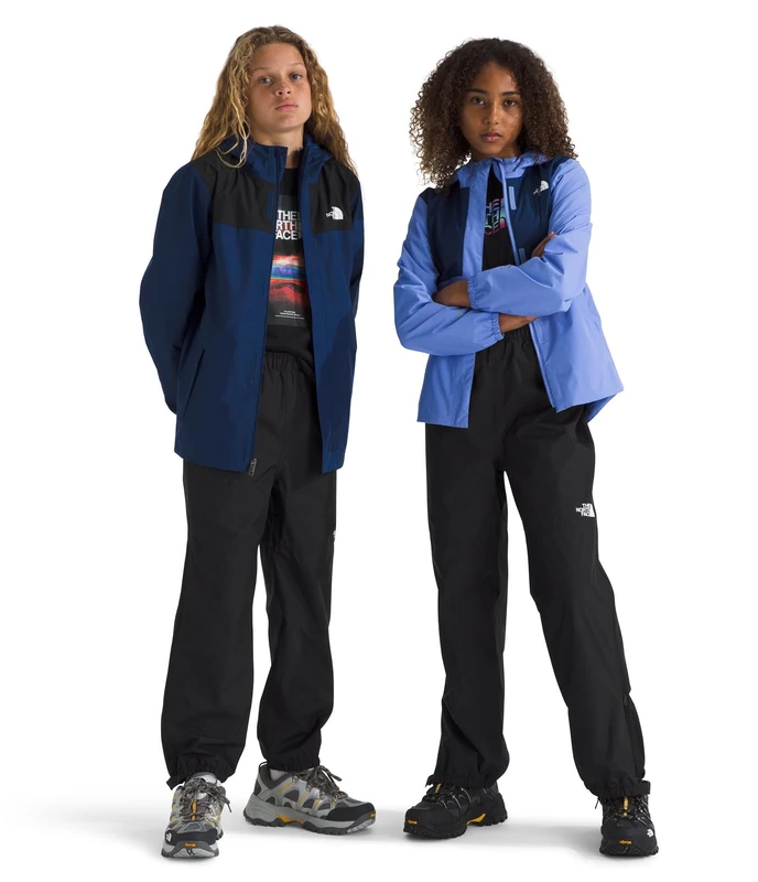The North Face Kids Antora Rain Pants, TNF Black/TNF Black, 12 Years