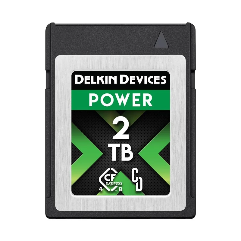 Delkin Power Memory Card - CFexpress Type B 4.0 for Digital Cameras | Ideal for Express Transfer of Images and Videos for Storage | Memory Card Storage (2TB)