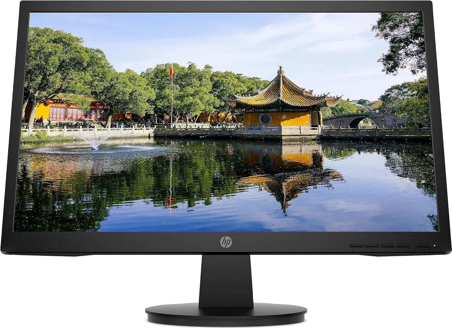 HP 21.4 5 inch Inch FHD Monitor | Full HD VA LCD Display |75hz Refresh Rate |200 Nits Brightness |3000:1 Contrast Ratio | AMD FreeSync Technology |Adjustable Tilt |1x HDMI 1.4, 1x VGA | Black |V22v G5