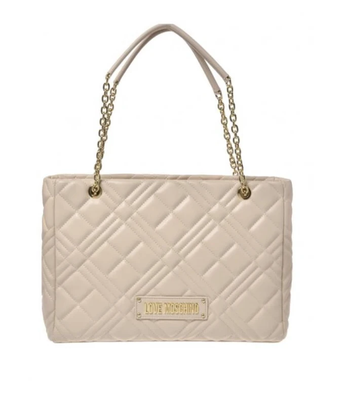 Moschino Love Shopper Bag Ivory BS25MO55 JC4145PP1MLA0110, ivory (ral 1013), 36X26X10