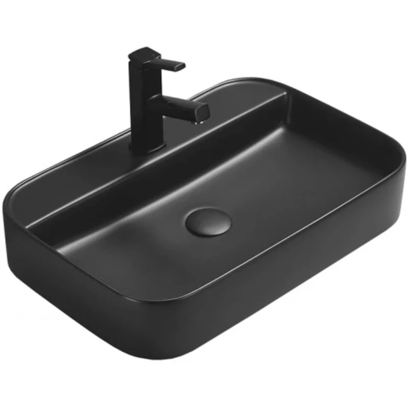 Mexen Bathroom Sink with a Single Bowl Sofia - Black matt – 22156085