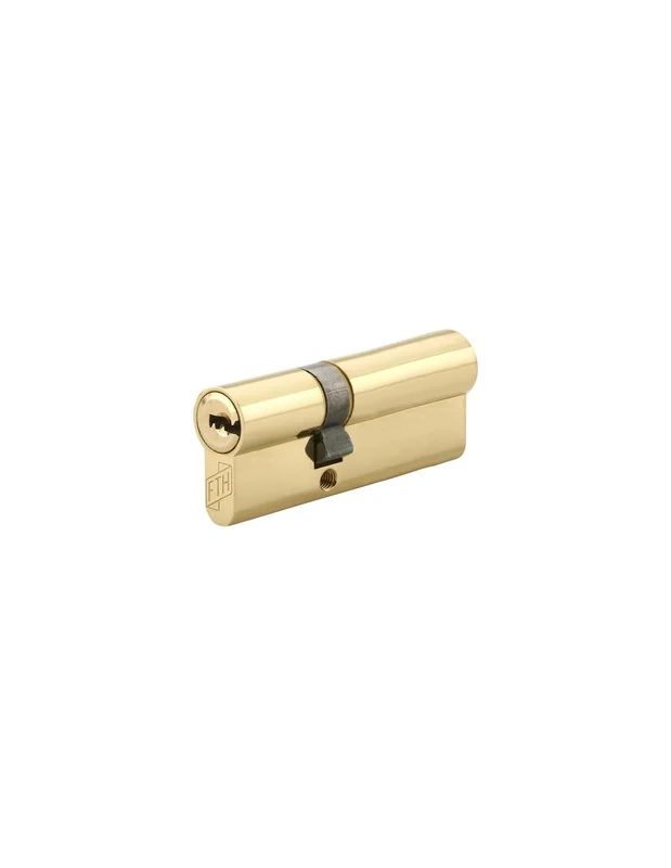 THIRARD 00042113 Cylindre Double Entry Lock FTH 6G, 30x50mm, Brass Cylinder, Picking, Drilling and Removal Protection, 3 Reversible Flat Keys, 30x50 mm