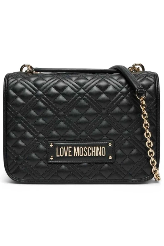 Love Moschino Women's Shoulder Bag JC4000PP1MLA0, Black, 26X19X7