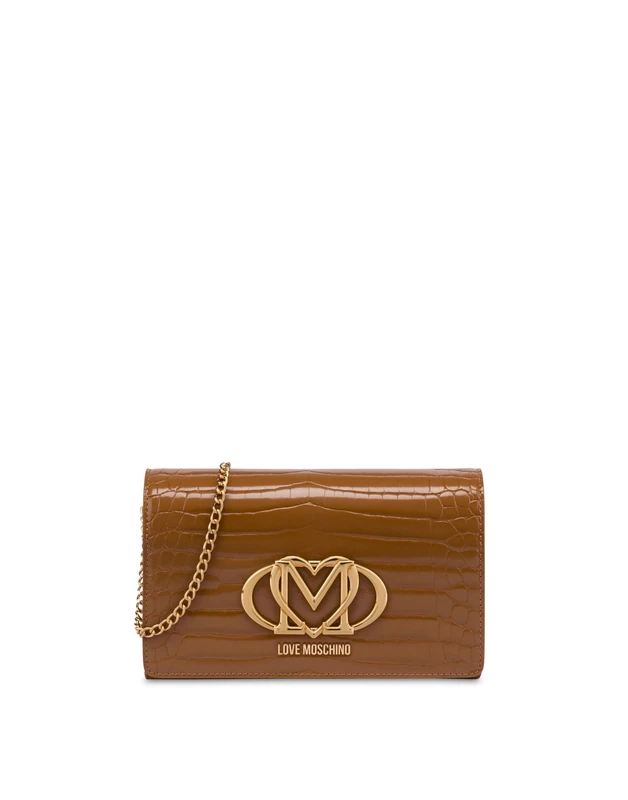 Love Moschino Women Jc4047pp1mle120a Shoulder Bag, Camel, 22X14X6