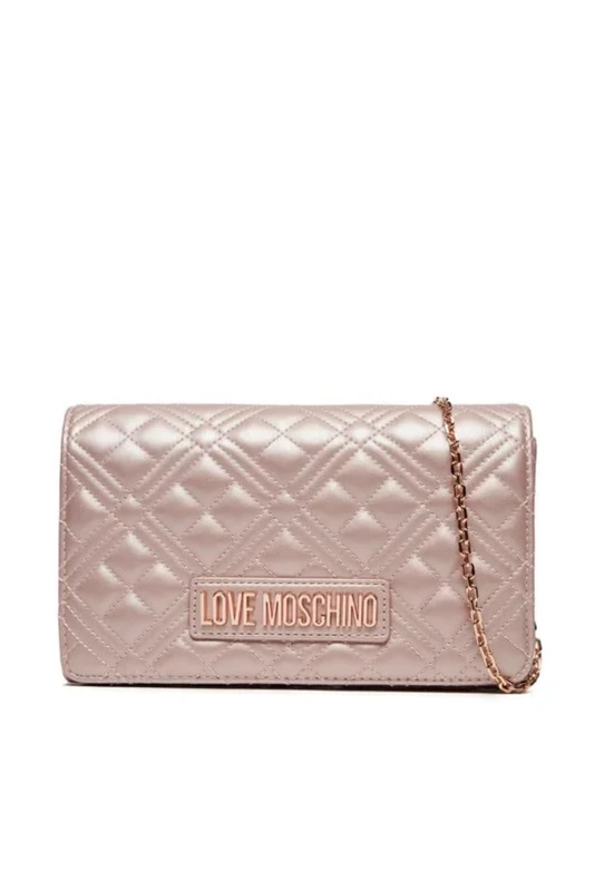 Love Moschino Women Jc4079pp1mla197a Shoulder Bag, Pink Gold, 22X14X7
