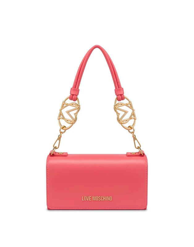 Love Moschino Women's JC4051PP1MLF0464 Coral PU Handbag