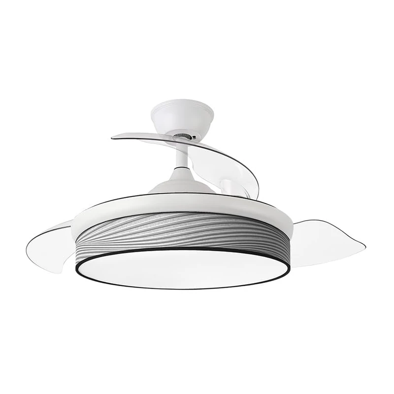 Eden pulse Fan DC 72W White and Grey, 3 Blades, 7200 lm, 3000K/4000K/6000K, Remote Control, Memory and Timer; Ideal for air Conditioning and Comfort. - Image 1